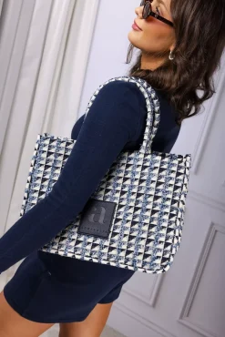 Harper Tote Blue Square^ARNIE SAYS Hot