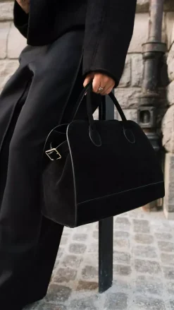 x Jim Rickey HiiL Tote Suede Black^HIIL STUDIO New