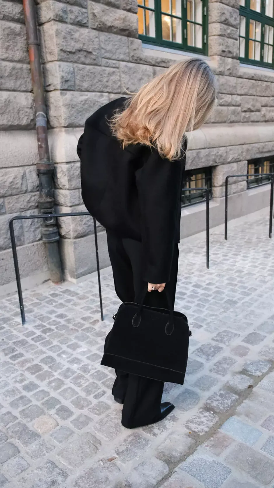x Jim Rickey HiiL Tote Suede Black^HIIL STUDIO New