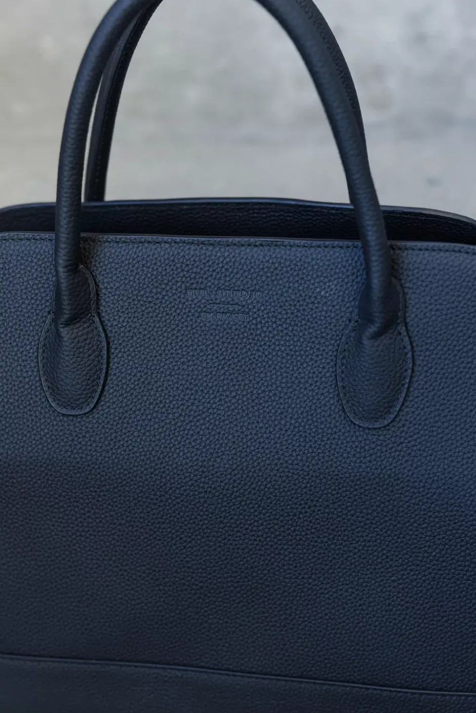 x Jim Rickey HiiL Tote Grained Black^HIIL STUDIO Clearance