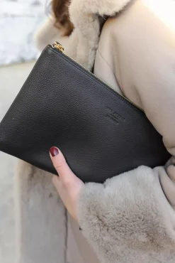 x Jim Rickey HiiL Pouch Grained Black^HIIL STUDIO Outlet