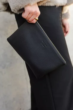 x Jim Rickey HiiL Pouch Grained Black^HIIL STUDIO Outlet
