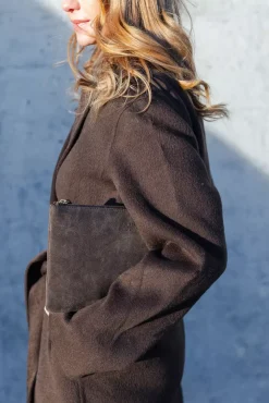 x Jim Rickey HiiL Pouch Suede Brown^HIIL STUDIO Online
