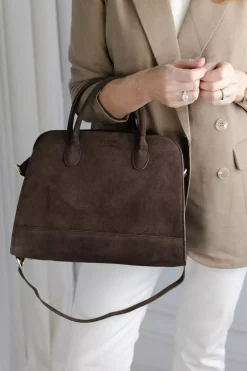 x Jim Rickey HiiL Tote Suede Brown^HIIL STUDIO Fashion