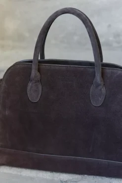 x Jim Rickey HiiL Tote Suede Brown^HIIL STUDIO Fashion