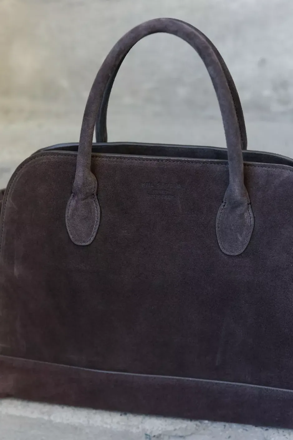 x Jim Rickey HiiL Tote Suede Brown^HIIL STUDIO Fashion
