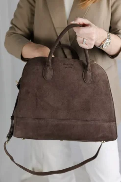 x Jim Rickey HiiL Tote Suede Brown^HIIL STUDIO Fashion