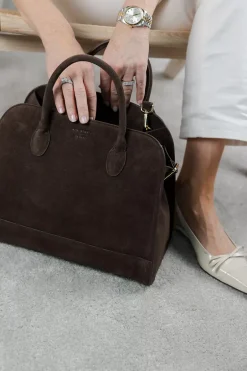 x Jim Rickey HiiL Tote Suede Brown^HIIL STUDIO Fashion