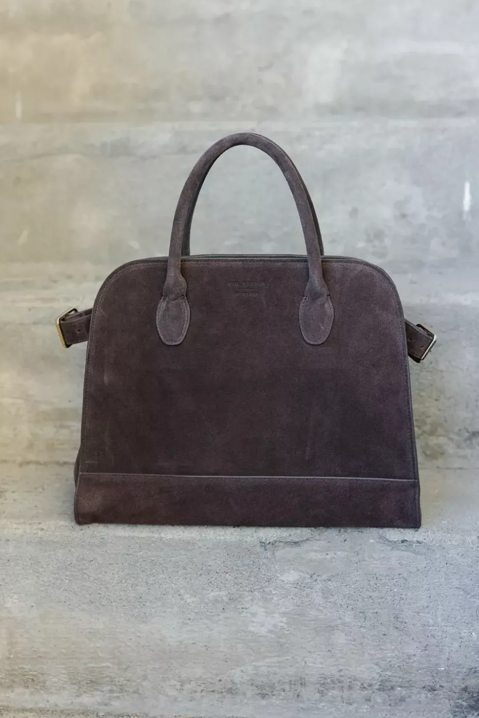 x Jim Rickey HiiL Tote Suede Brown^HIIL STUDIO Fashion