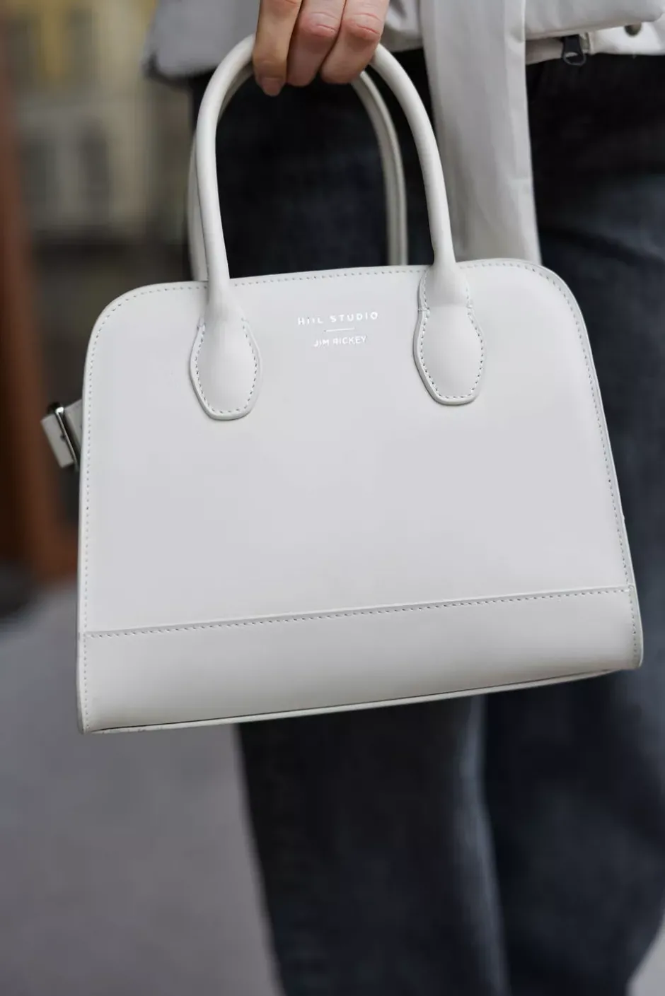 x Jim Rickey HiiL Tote Small Cow Raw^HIIL STUDIO Outlet