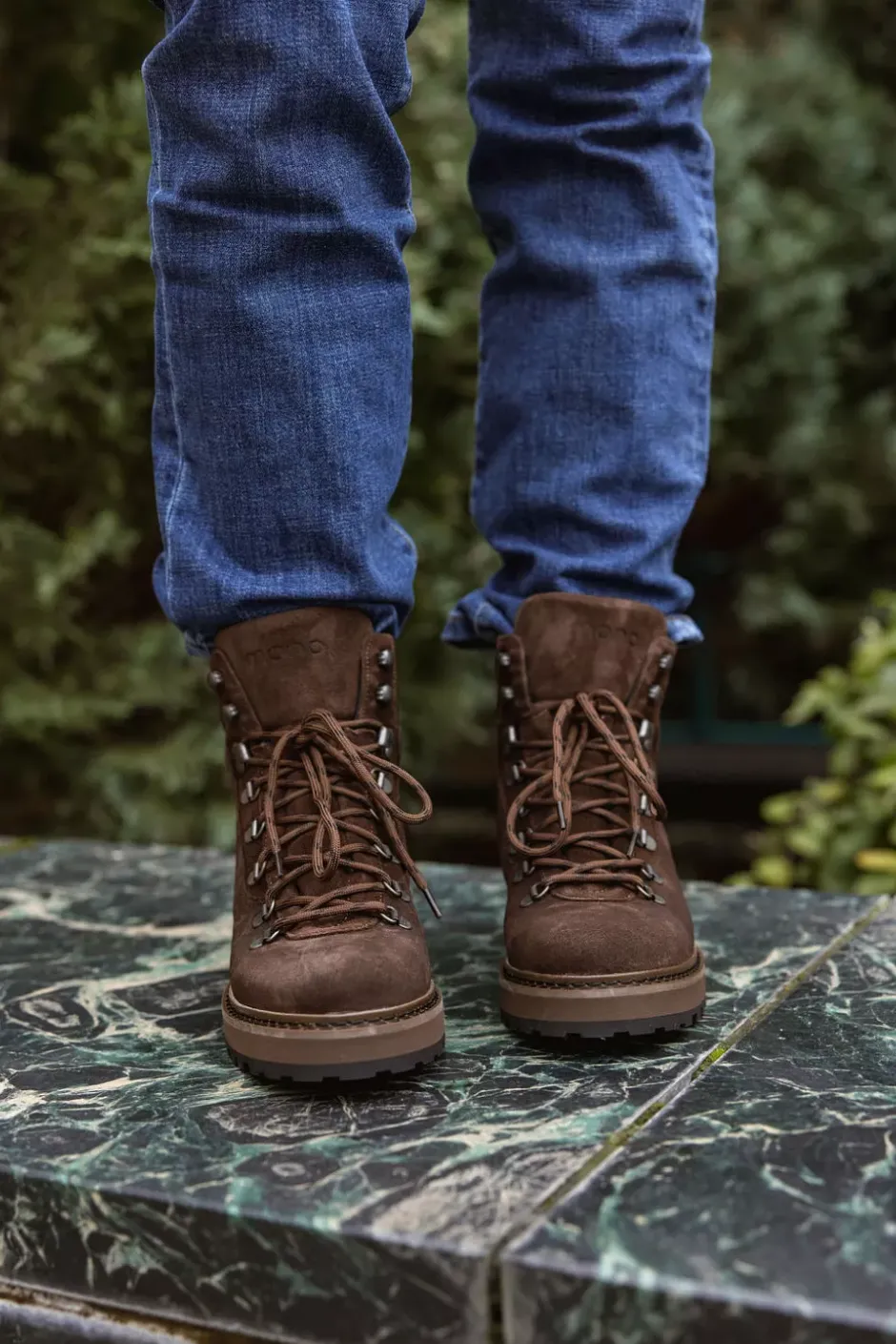 Hiking Suede Chocolate Black^MONO New