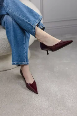 Hilda Pumps Dark Red Patent^ANINE BING Online