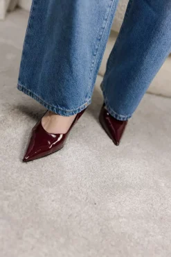 Hilda Pumps Dark Red Patent^ANINE BING Online