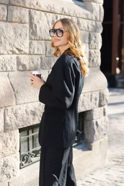 Hilde Blazer Black^CARMA COLLECTION New