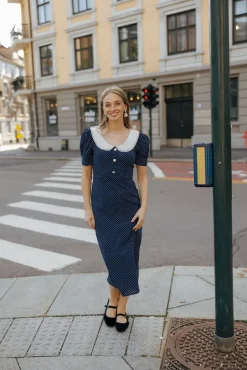 Hope Dots Dress Blue^PIA TJELTA New