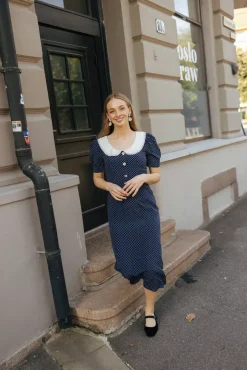 Hope Dots Dress Blue^PIA TJELTA New