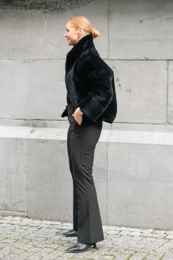 Jayda Jacket Merinillo Straigh Hair Black^UTZON Fashion