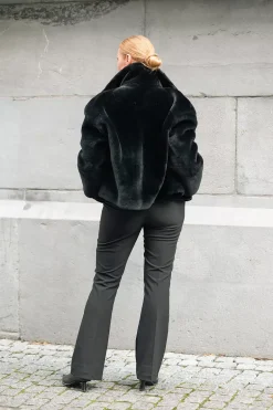 Jayda Jacket Merinillo Straigh Hair Black^UTZON Fashion