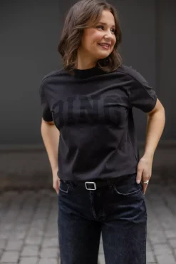 Jaylin Tee Bing Vintage Black^ANINE BING Fashion