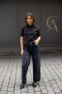 Jaylin Tee Bing Vintage Black^ANINE BING Fashion
