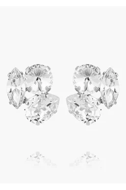 Jolie Earrings Rhodium Crystal^CAROLINE SVEDBOM Fashion