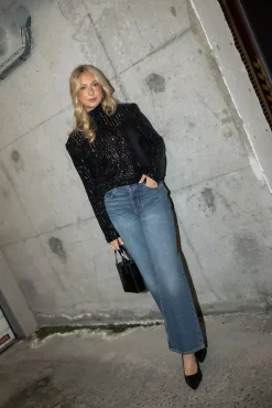 Josephine Top Black Sequin^ANINE BING Clearance