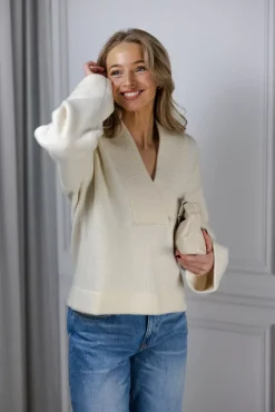 Journey Knit Cream^ENVELOPE1976 Hot