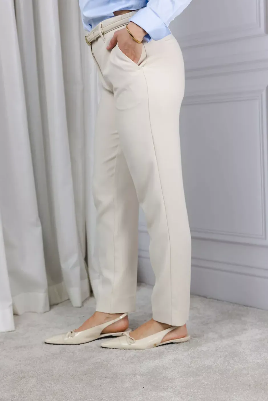 JuliaFV 085 Ankle Ivory Melange^FIVE UNITS Fashion