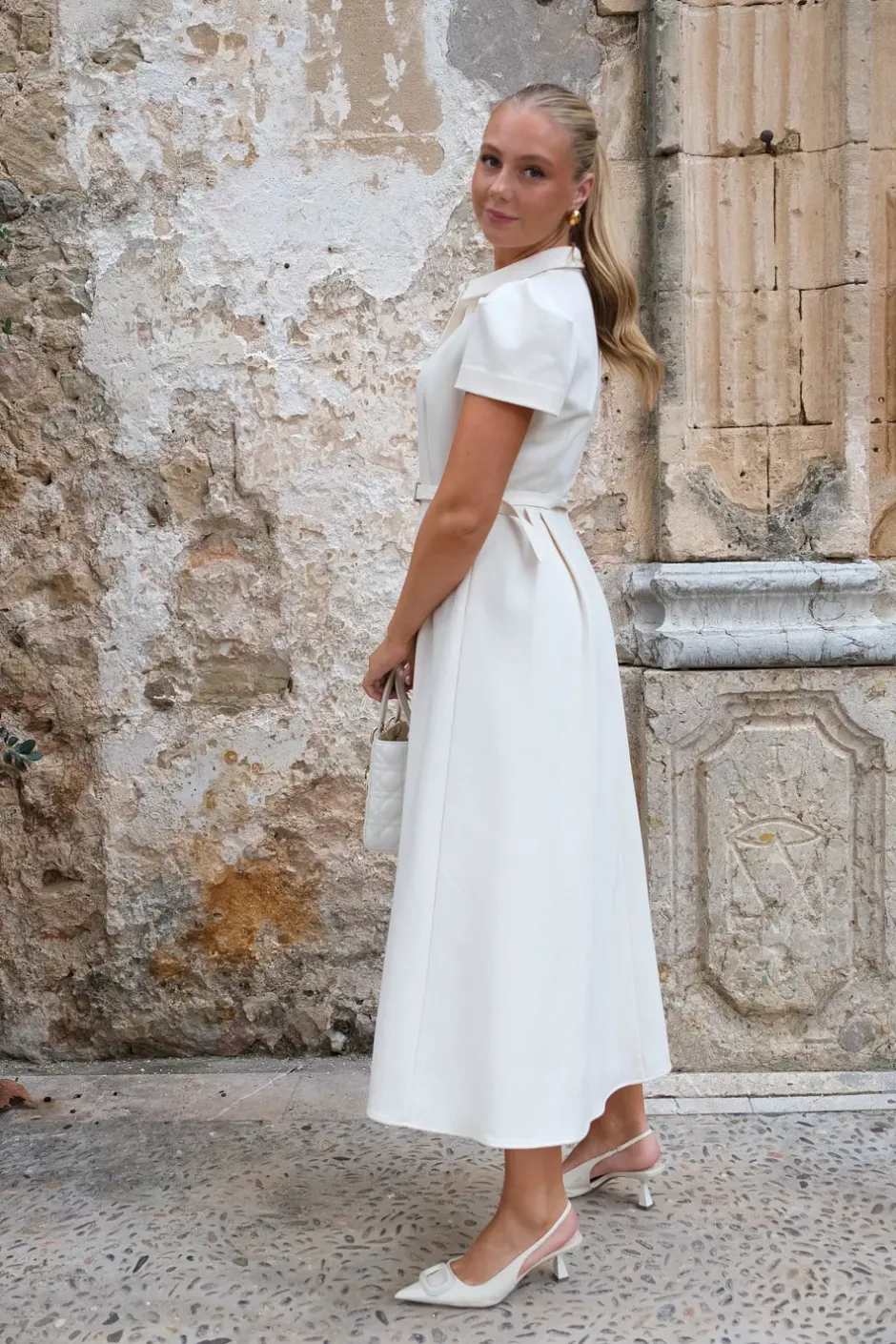 Julie Dress Creme^HIIL STUDIO Online