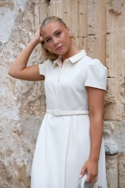 Julie Dress Creme^HIIL STUDIO Online