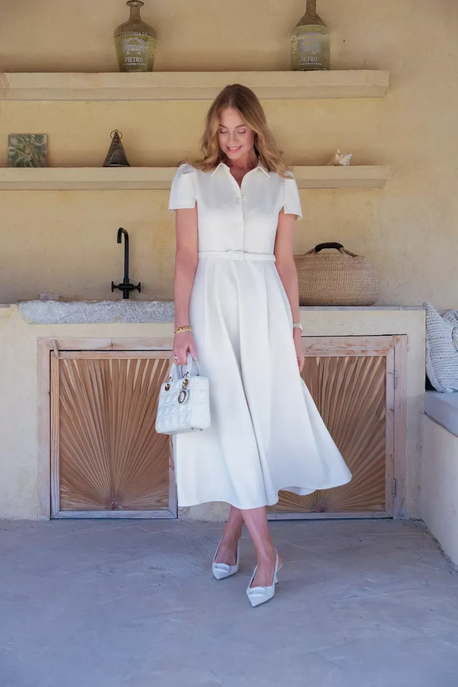 Julie Dress Creme^HIIL STUDIO Online