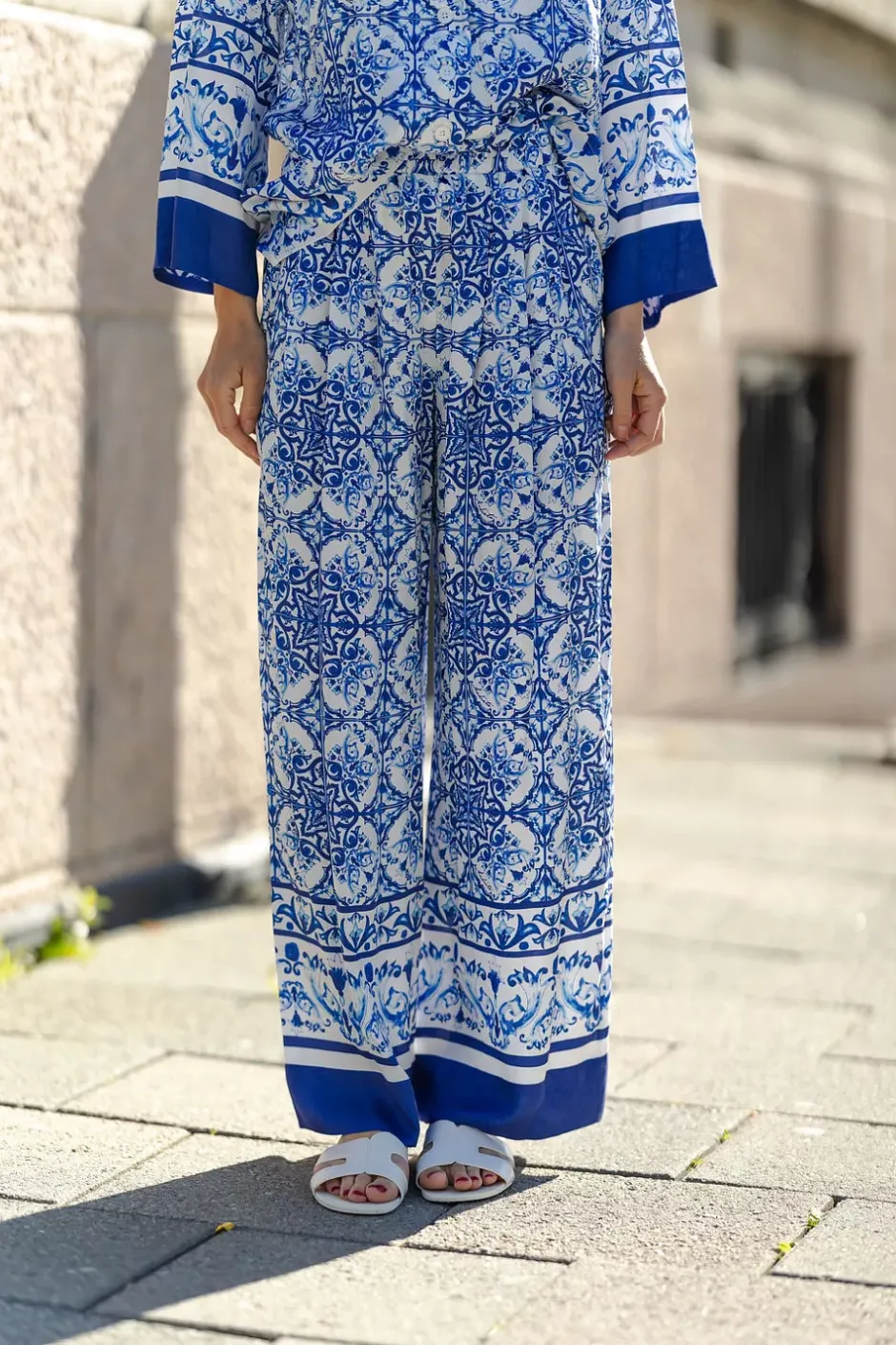 Karie 2 Trousers Blue Majorita^ANDIATA Best