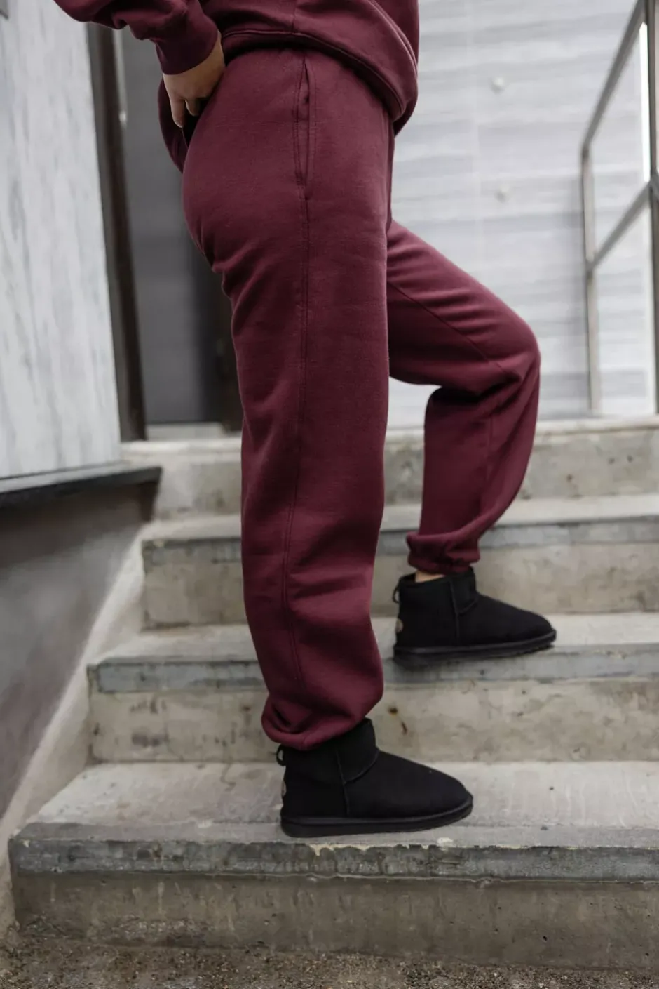 Karter Jogger Dark Burgundy^ANINE BING Hot