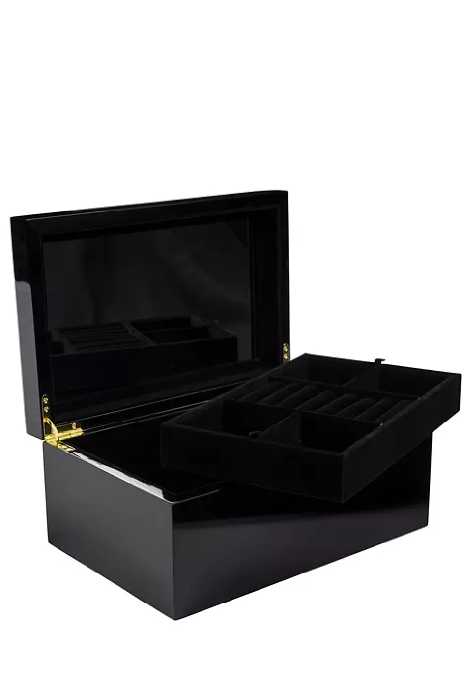 Laquer Jewellery Box Black^DARK Fashion