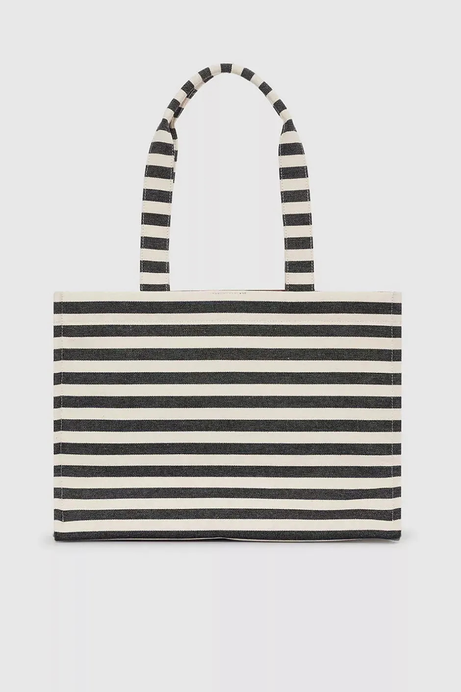 Lara Tote Black And Natural Stripe^ANINE BING Hot