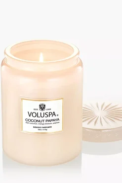 Large Jar Candle 100t Coconut Papaya^VOLUSPA Online