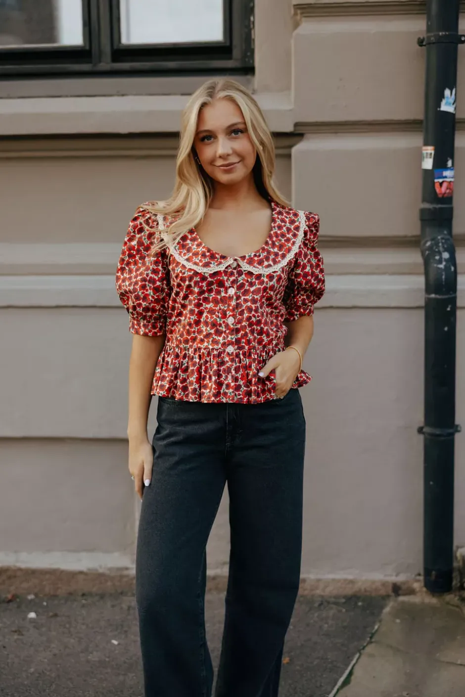 Lauren Dolce Blouse Red^PIA TJELTA Discount