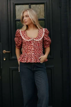 Lauren Dolce Blouse Red^PIA TJELTA Discount