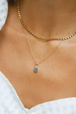Leah Necklace Gold Blue Combo^CAROLINE SVEDBOM Outlet