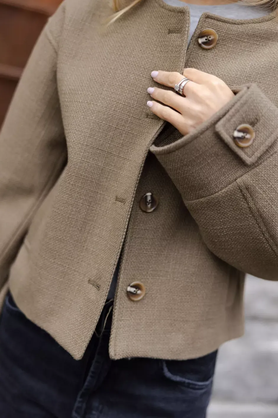 Lena Jacket Olive^CLERMONTE Online