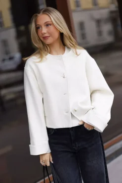 Lena Jacket White^CLERMONTE Sale