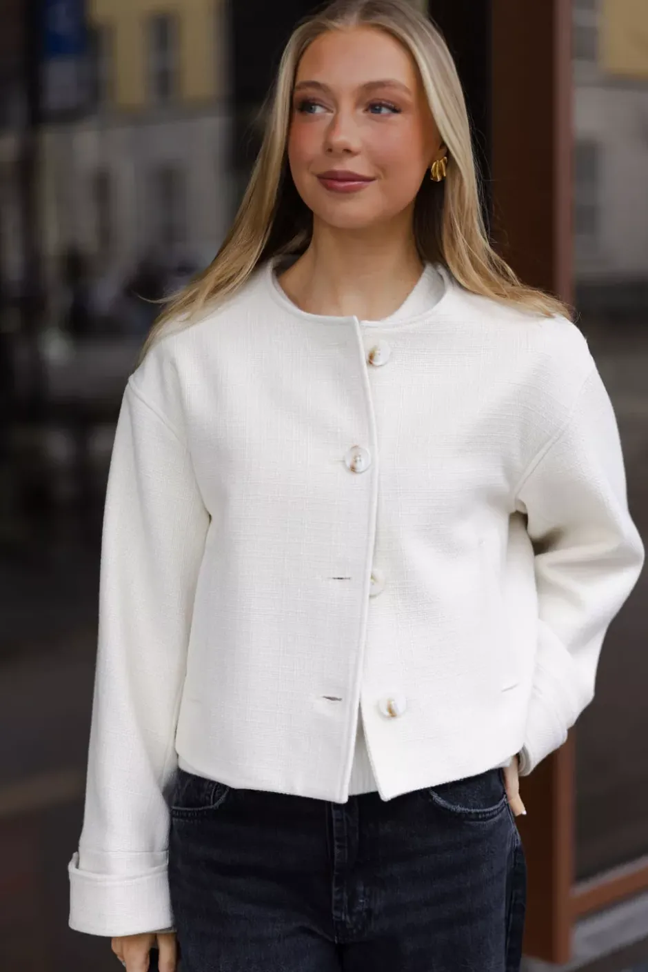 Lena Jacket White^CLERMONTE Sale