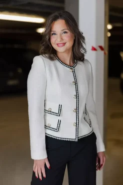 Lesley Blazer Chalk White^ANDIATA Sale
