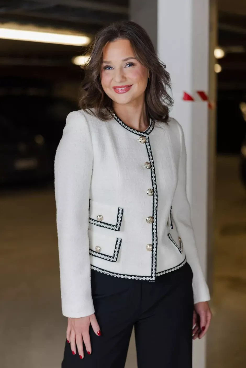 Lesley Blazer Chalk White^ANDIATA Sale
