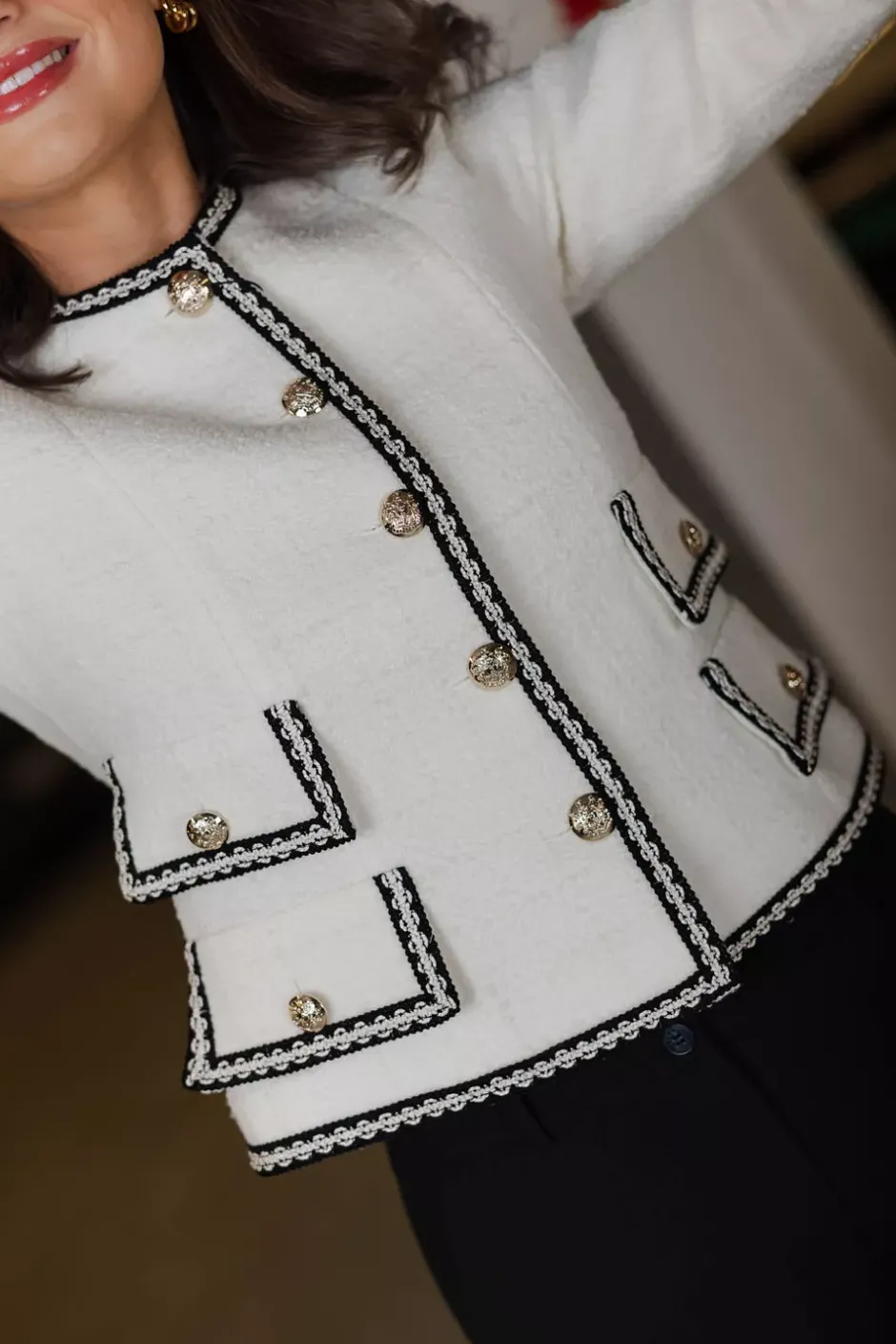 Lesley Blazer Chalk White^ANDIATA Sale