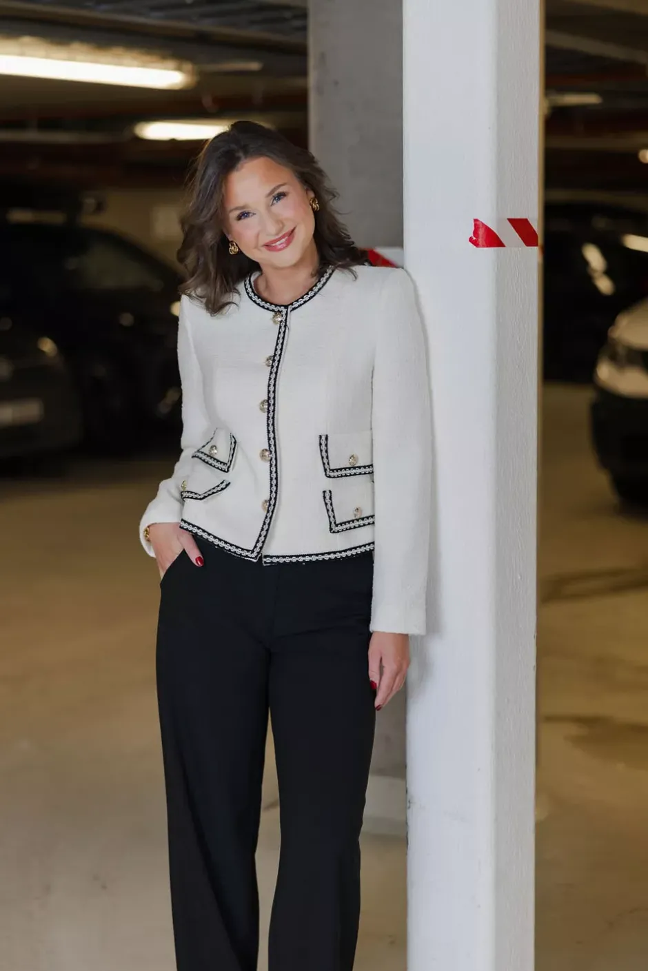 Lesley Blazer Chalk White^ANDIATA Sale
