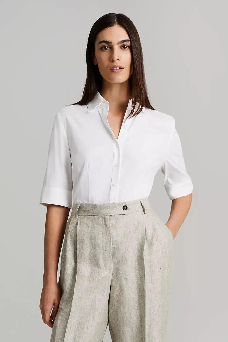 Leyla Shirt Brilliant White^ANDIATA Discount