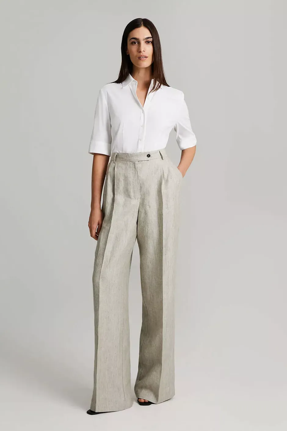Leyla Shirt Brilliant White^ANDIATA Discount