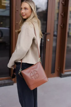 Lili Bucket Bag Cognac^ANINE BING Clearance