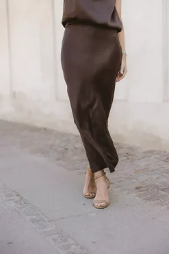 Linea Skirt Chocolate Torte^HIIL STUDIO New